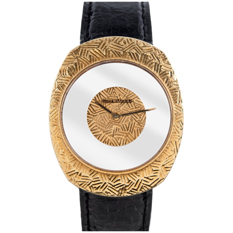 Jaeger-LeCoultre Yellow Gold Mystery-Style Wristwatch