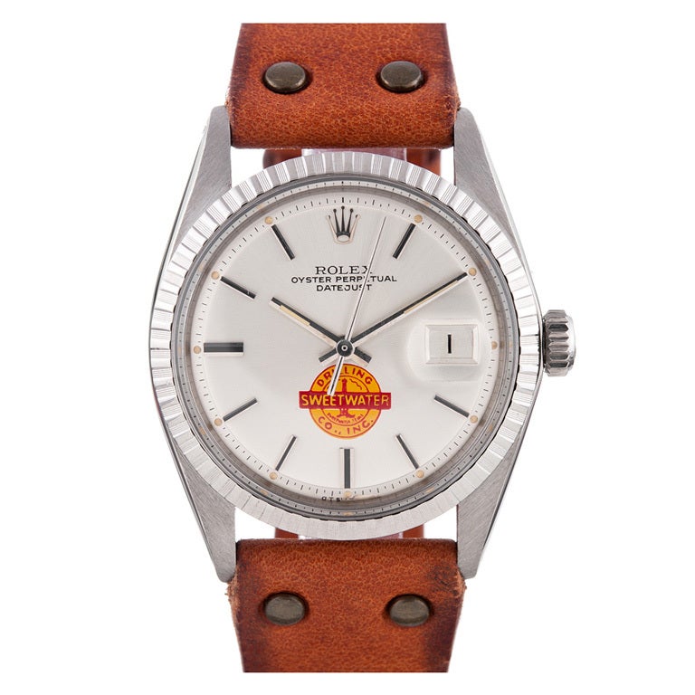 Rolex Edelstahl "Sweetwater Drilling Co" Datejust Uhr