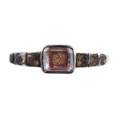 Circa 1675 Stuart Crystal Ring Exquisite Example