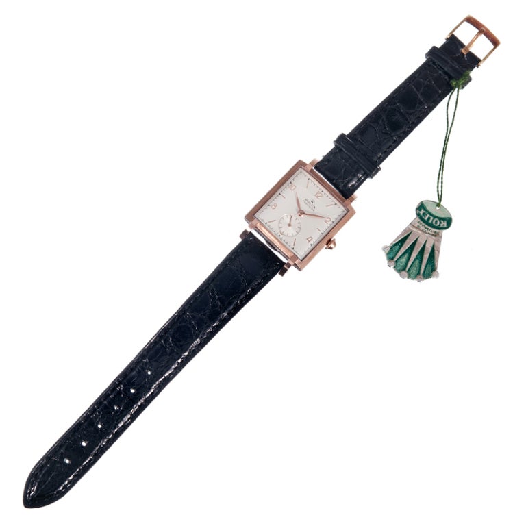 Women's Rolex Rose Gold Precision Watch in 