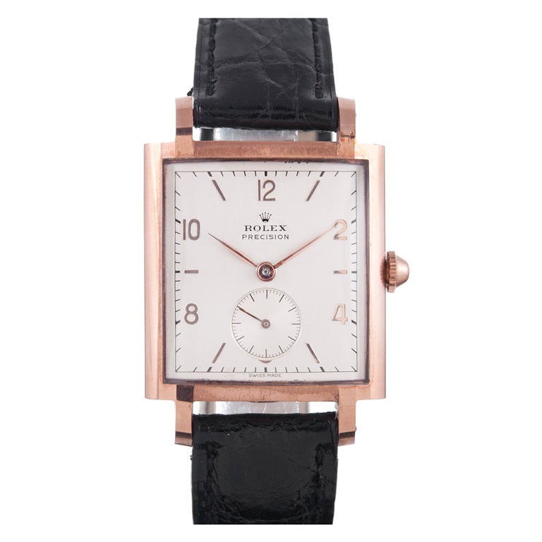 Rolex Rose Gold Precision Watch in "Time Capsule" Condition