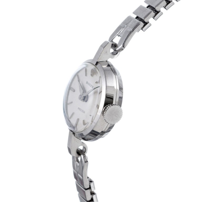 Rolex Lady's Stainless Steel Precision Wristwatch circa 1950s