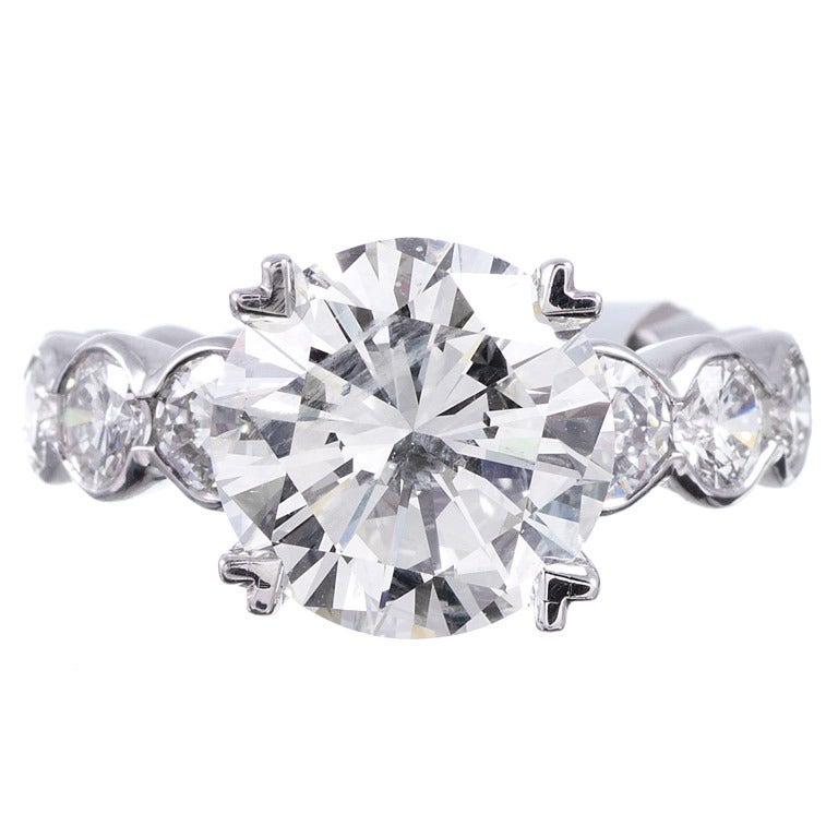 Round Diamond Traffic-Stopping Ring