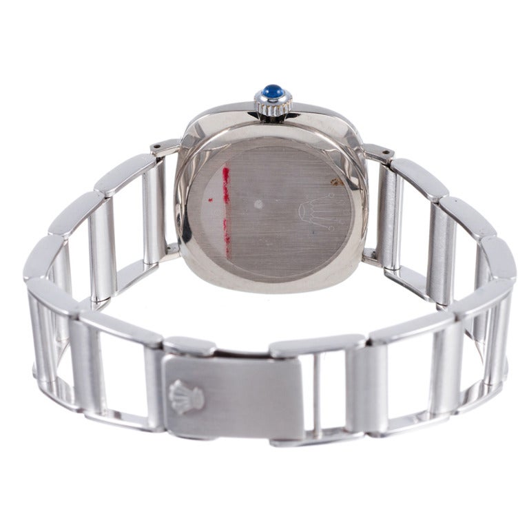 Women's Rolex Lady's White Gold Cellini Wristwatch with Original Bracelet
