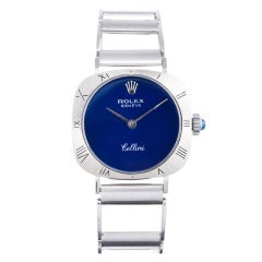 Vintage Rolex Lady's White Gold Cellini Wristwatch with Original Bracelet