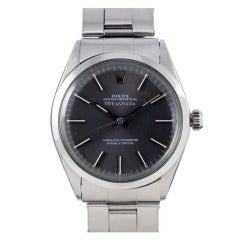Used Rolex Stainless Steel Oyster Perpetual Wristwatch Retailed by Tiffany & Co