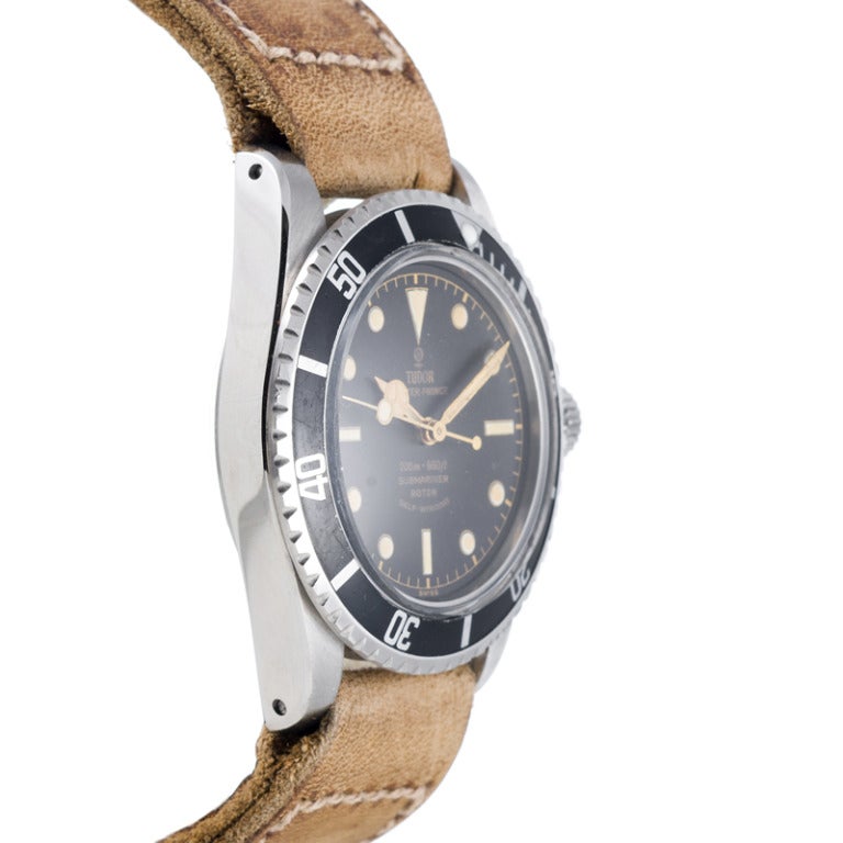 Tudor Stainless Steel Submariner Ref 7928 circa 1963 in Exceptional Condition In Excellent Condition In Carmel-by-the-Sea, CA