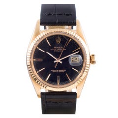 Rolex Pink Gold Datejust Armbanduhr "Stella" Ref 1601 um 1966