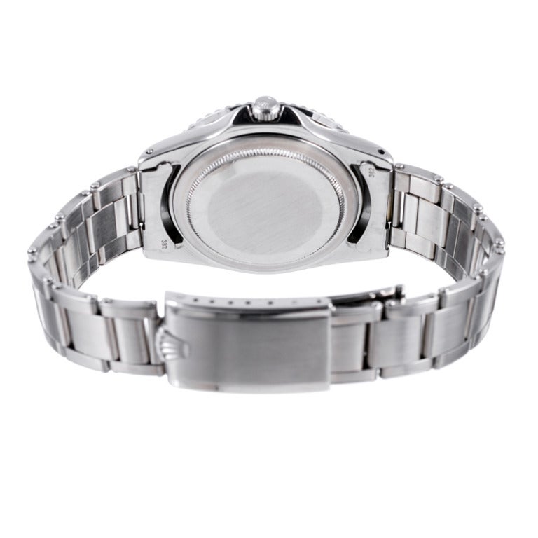 Men's Rolex Stainless Steel Gilt Dial GMT-Master Wristwatch circa 1961