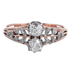 Sweet Victorian Diamond Flower Ring