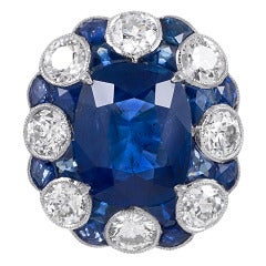 Stunning No Heat Ceylon Sapphire Ring 9