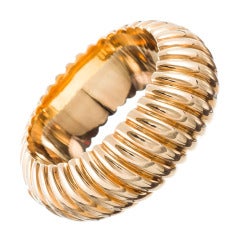 Faraone Mennella by R.F.M.A.S. Yellow Gold Bangle Bracelet