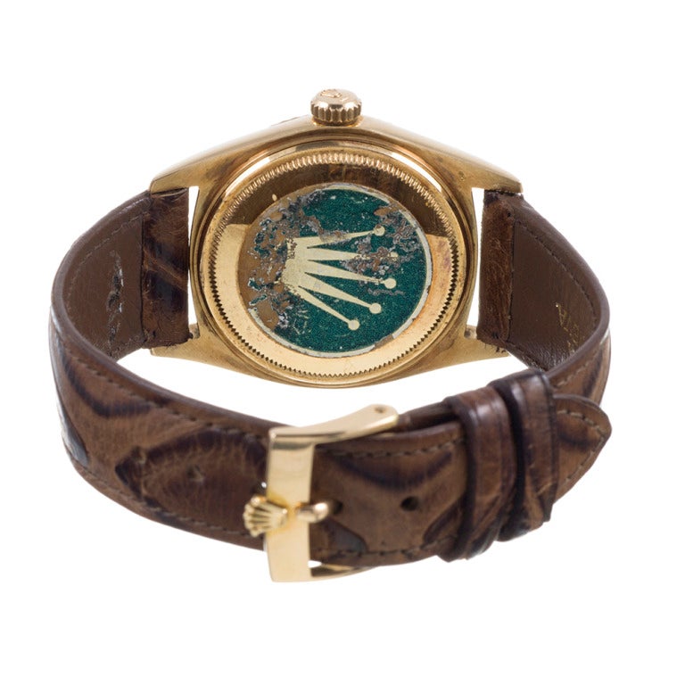 Men's Rolex Yellow Gold Datejust Wristwatch in 