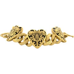 Vintage Gucci 18K Yellow Gold Bracelet