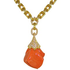 Henry Dunay Coral Necklace