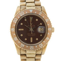 Retro ROLEX 1960's Color Fade "Peachy-Brown" GMT-Master