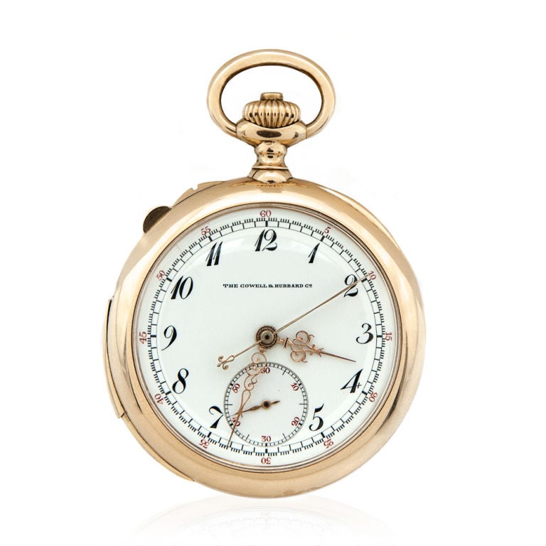 PATEK PHILIPPE Minute Repeater Pocket Watch sold by Cowell & Hubbard CO.