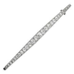 Diamond Bar Brooch