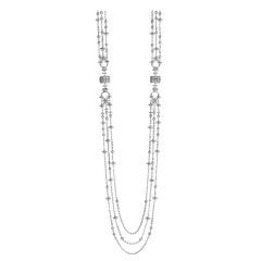 Heritage Collection Long Diamond Multi-Strand Necklace