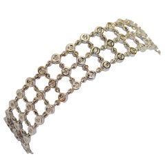 Three Strand Diamond Chain Bracelet
