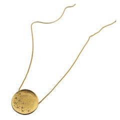 Crowned Diamond Constellation Pendant