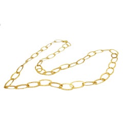 Vintage Italian Gold Chain Necklace