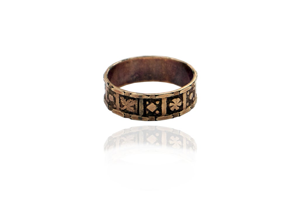 Antique European Rose Gold Band