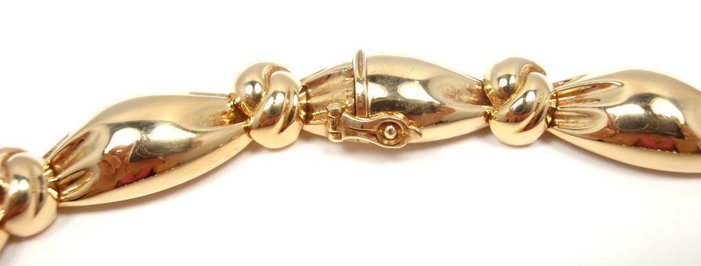 VAN CLEEF & ARPELS Yellow Gold Choker Necklace 2