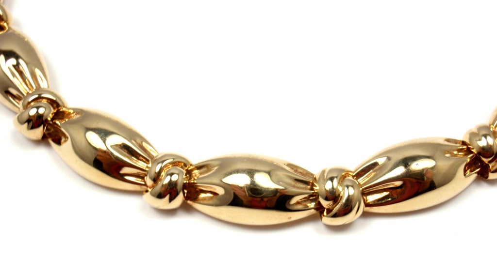 VAN CLEEF & ARPELS Yellow Gold Choker Necklace 3