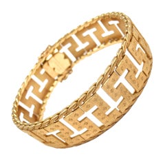 MARIO BUCCELLATI Yellow Gold Cuff Bracelet