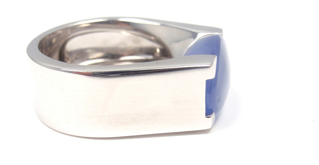white gold chalcedony ring
