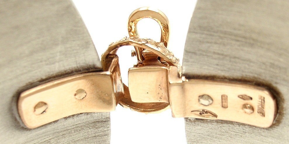 FEDERICA RETTORE Zebu Horn Diamond Opal Rose Gold Bracelet 3
