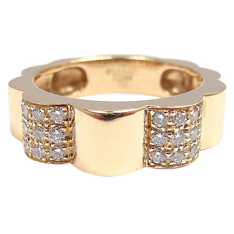 Chanel Diamonds Yellow Gold Band Ring