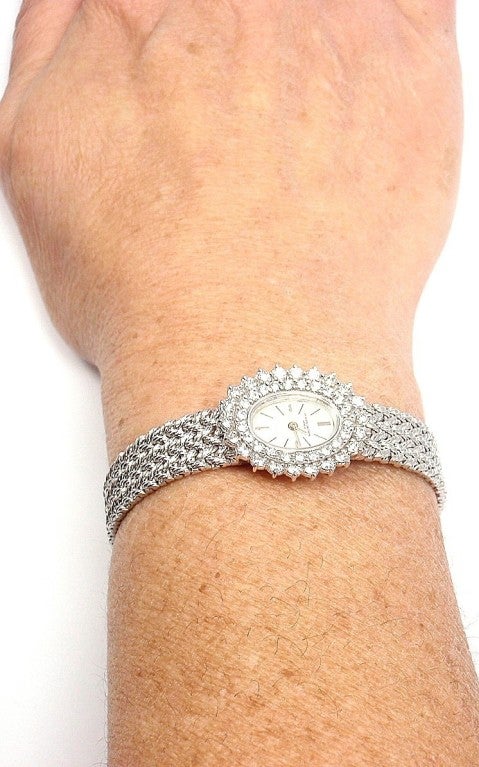 Vacheron & Constantin Lady's White Gold, Diamond Bracelet Watch 7