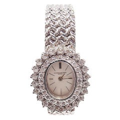 Vintage Vacheron & Constantin Lady's White Gold, Diamond Bracelet Watch