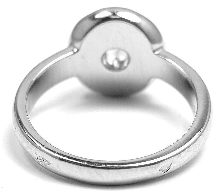 Women's CHANEL platinum diamond solitaire flower ring