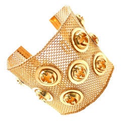 GUCCI "Icon Boule" Rare Gold Bracelet