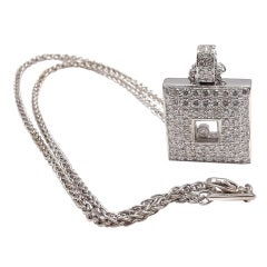 CHOPARD Happy Diamond White Gold Necklace