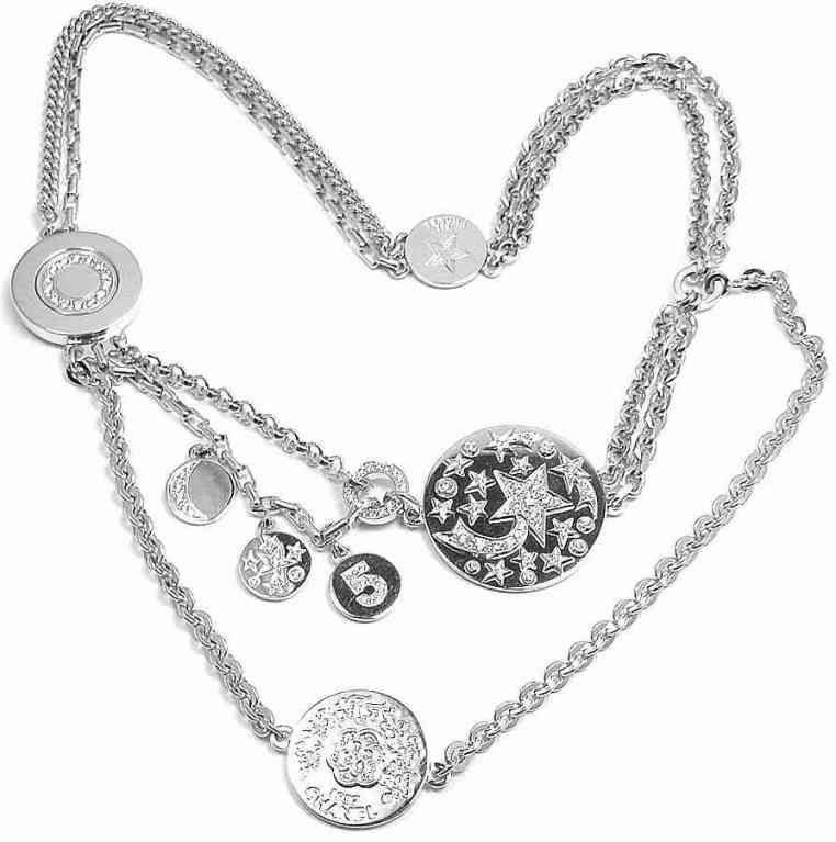 Women's CHANEL Diamond White Gold Necklace