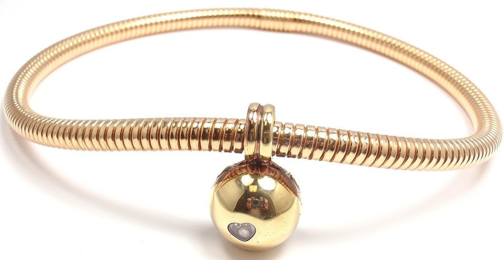CHOPARD Happy Diamonds Halskette aus Roségold