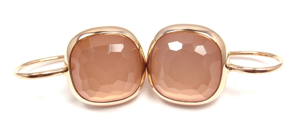POMELLATO Cipria Rosenquarz-Ohrringe aus Roségold im Zustand „Neu“ in Southampton, PA
