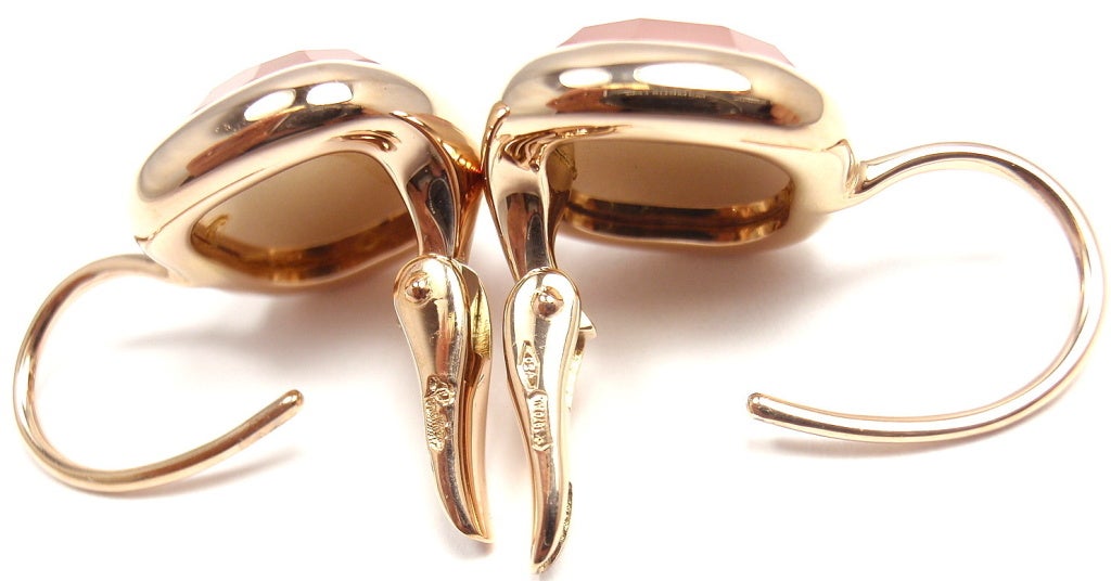 POMELLATO Cipria Rosenquarz-Ohrringe aus Roségold 2