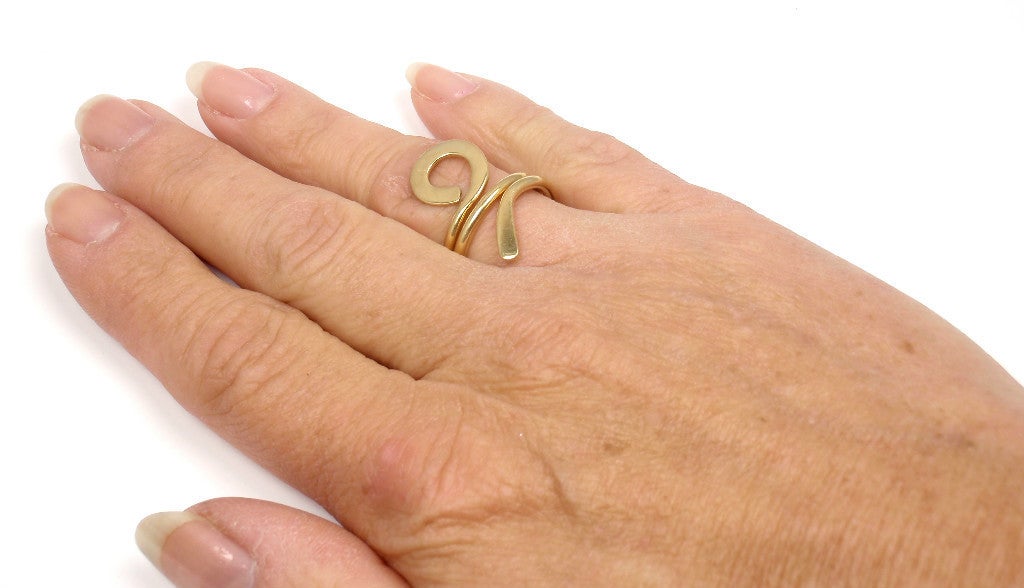CARTIER Dinh Van Yellow Gold Ring 2