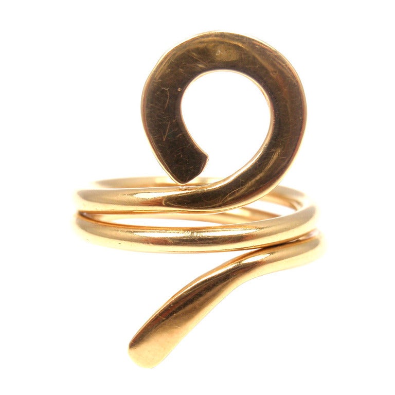 CARTIER Dinh Van Yellow Gold Ring