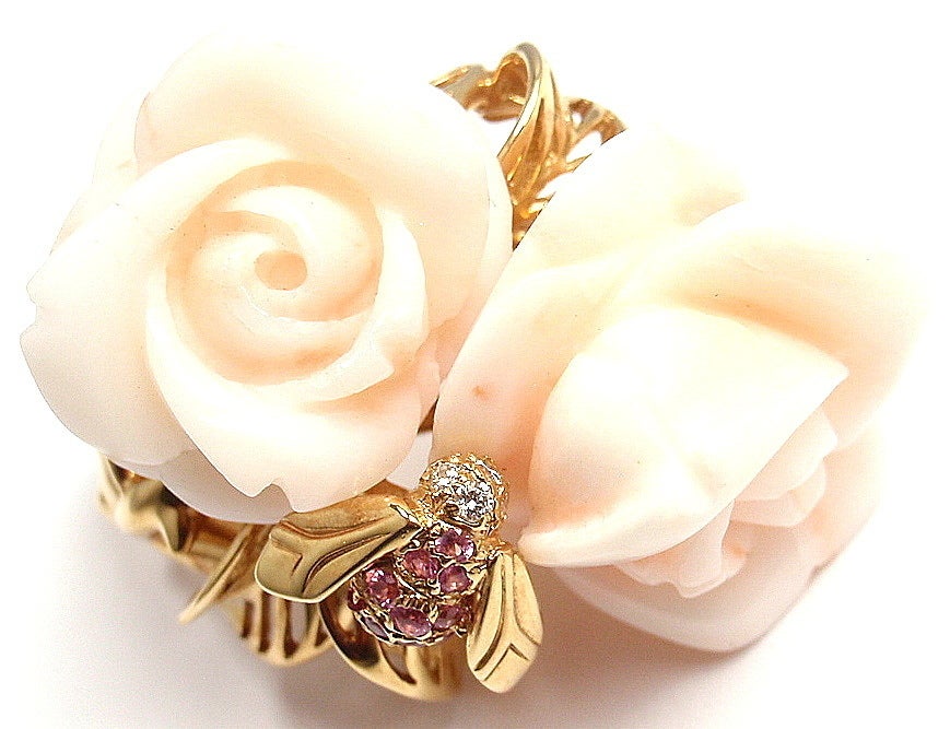 dior rose ring