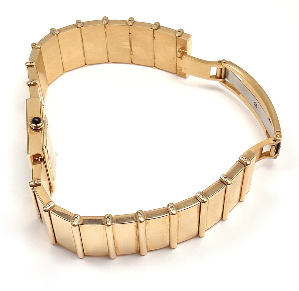 Chanel Lady's Yellow Gold Mademoiselle Quartz Bracelet Watch 4
