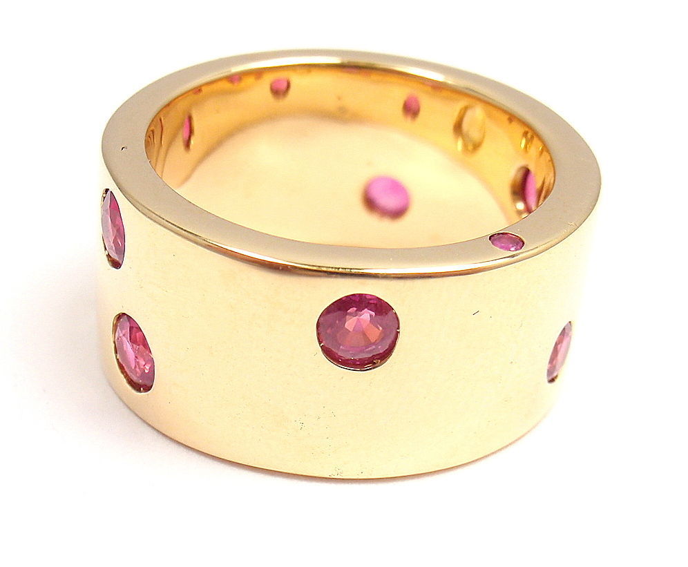 ruby and yellow sapphire ring