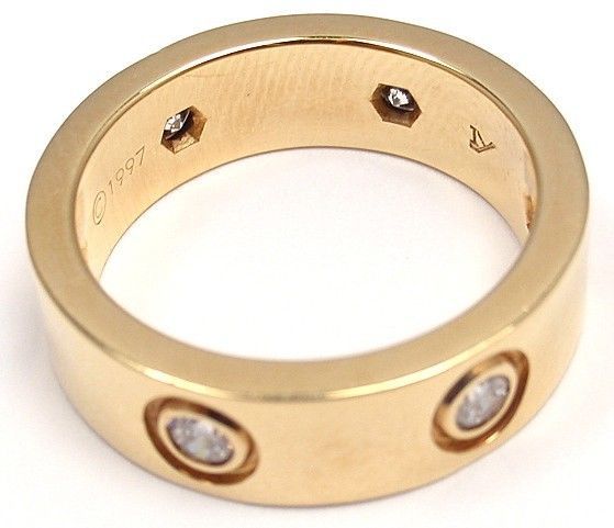 cartier love ring gold weight