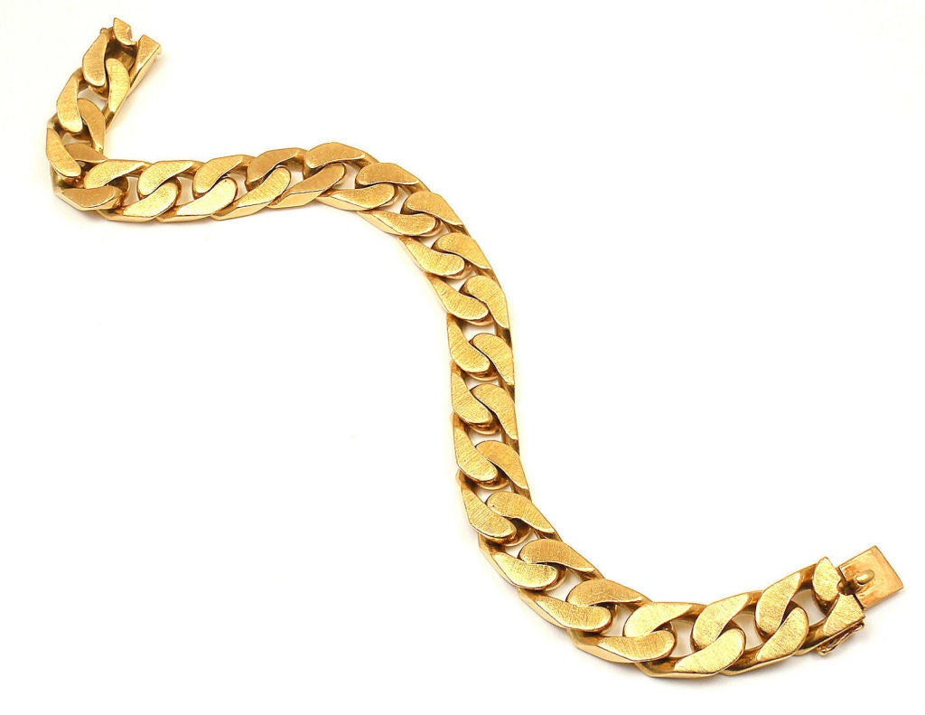 Women's BUCCELLATI Curb Chain Yellow Gold Bracelet