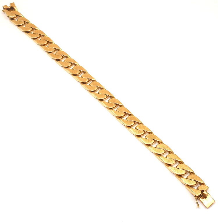 BUCCELLATI Curb Chain Yellow Gold Bracelet 1